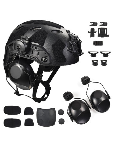 Casco Táctico Hdlsina HL31 Ajustable con Montaje NVG