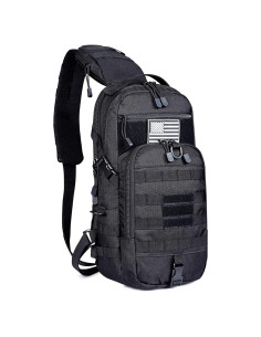 Mochila Bandolera Táctica G4Free 34x20x13cm Negra