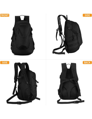 Mochila Táctica Huntvp 20L Nylon 900D para Senderismo