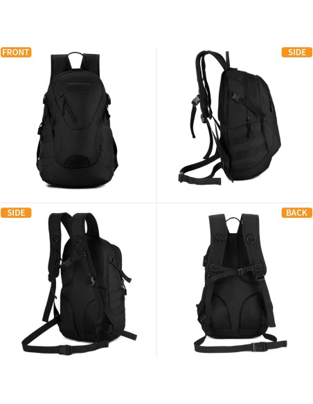 Mochila Táctica Huntvp 20L Nylon 900D para Senderismo