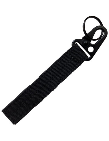 Clip de Llave PEXBEE Soporte Nylon 11.43 cm Negro