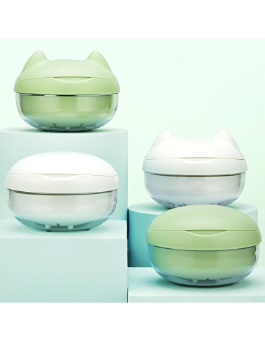 Estuche Limpiador de Dentaduras AARAINBOW 2 en 1 Blanco