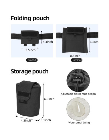 Cinturón Táctico EZshoot 7 en 1 Ajustable Negro