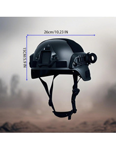 Casco Táctico PLOOTA con Gafas y Máscara Facial Completa 2