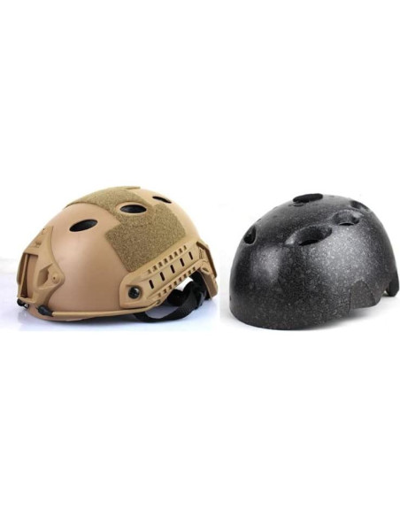 Casco Táctico LEJUNJIE LE191-PJ-BK para Airsoft Negro