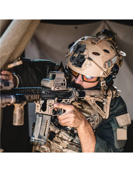 Casco Táctico LEJUNJIE LE191-PJ-BK para Airsoft Negro