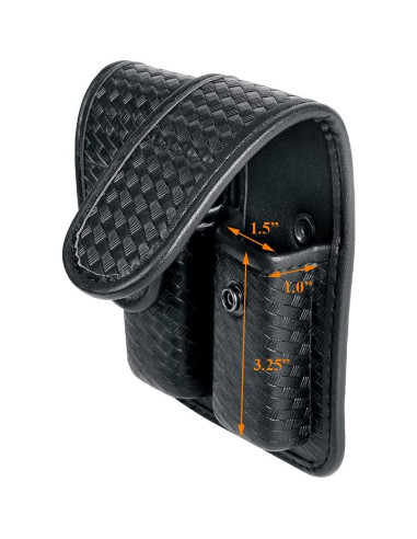 Funda Doble Cargador TAFTACFR Cuero Canasta 9mm .40