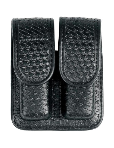 Funda Doble Cargador TAFTACFR Cuero Canasta 9mm .40