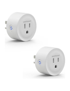 Enchufe Inteligente WiFi wooaismart 16A Control por Voz 2 Pcs