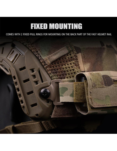 Bolsa de contrapeso para casco táctico AZB con 5 bloques