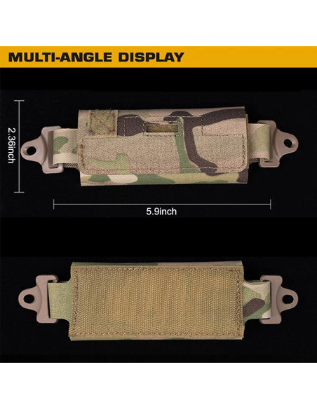 Bolsa de contrapeso para casco táctico AZB con 5 bloques