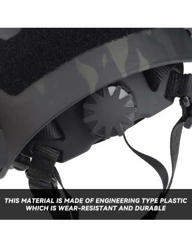 Casco Táctico AOUTACC Ajustable para Airsoft y Paintball