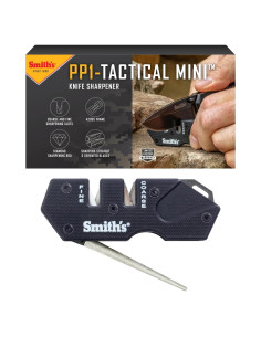 Afilador Táctico Smith's Pocket Pal - 2 Etapas y Varilla
