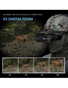 Gafas de Visión Nocturna 4K SCOPEPIC AR1 8X HD para Casco 2