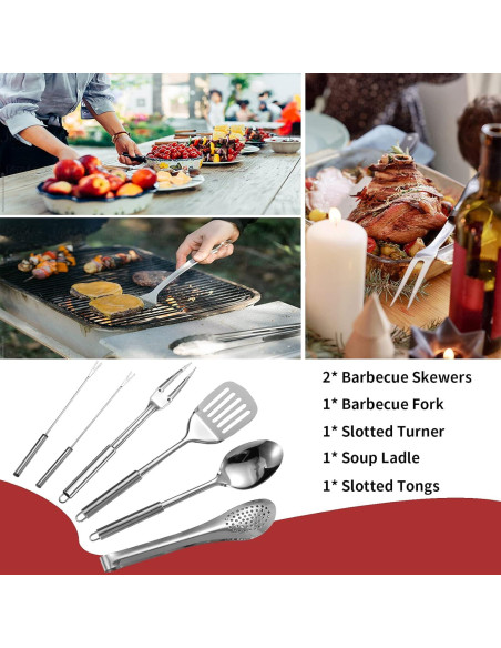 Juego de utensilios de cocina Freehiker 27 piezas para camping
