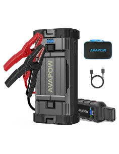 Arrancador de Coche AVAPOW A18 2000A USB Doble Carga Rápida