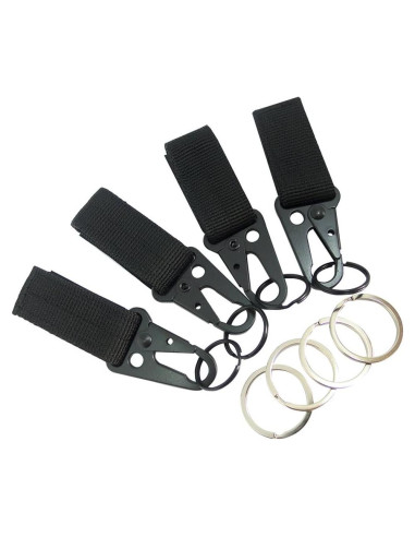 4 Pcs Soporte de Llave Bytiyar Clips Nylon Ganchos 2.54 cm