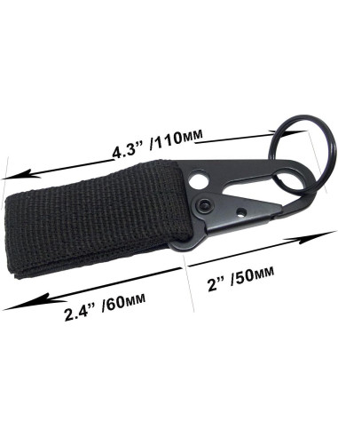 4 Pcs Soporte de Llave Bytiyar Clips Nylon Ganchos 2.54 cm