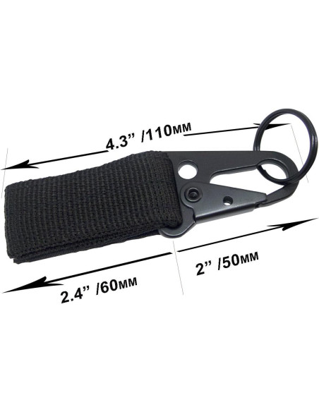 4 Pcs Soporte de Llave Bytiyar Clips Nylon Ganchos 2.54 cm