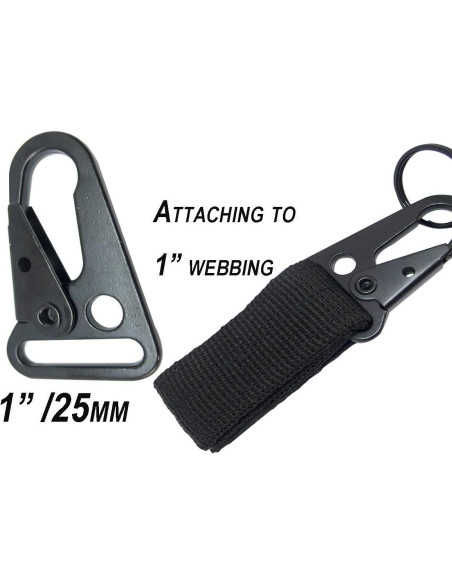 4 Pcs Soporte de Llave Bytiyar Clips Nylon Ganchos 2.54 cm