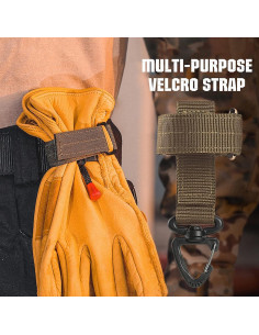 Correa de soporte para guantes tácticos LIVANS - 2 paquetes 2