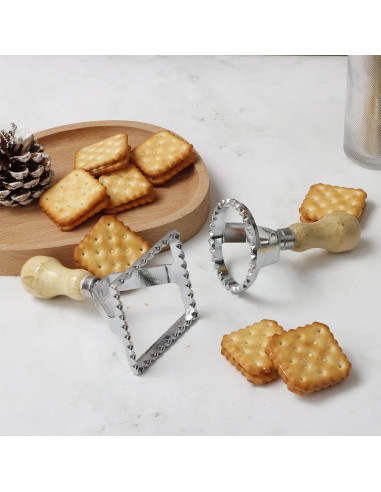 Cortador de Ravioli KEISSCO con 4 Sellos y Rueda