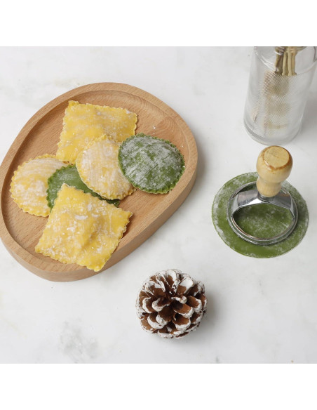 Cortador de Ravioli KEISSCO con 4 Sellos y Rueda