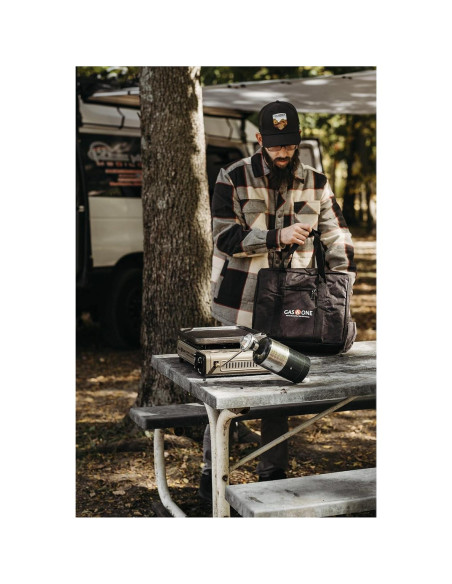 Estufa Portátil Gas One GS-3400P Doble Combustible 1.41 kg