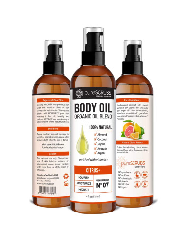 Aceite Corporal en Spray PureSCRUBS Cítricos 113.4 g Hidratante