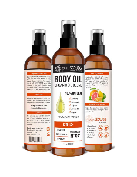 Aceite Corporal en Spray PureSCRUBS Cítricos 113.4 g Hidratante