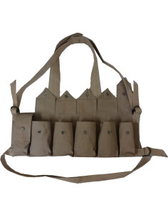 Chest Rig Warreplica Caqui 6 Bolsillos para Granadas 2