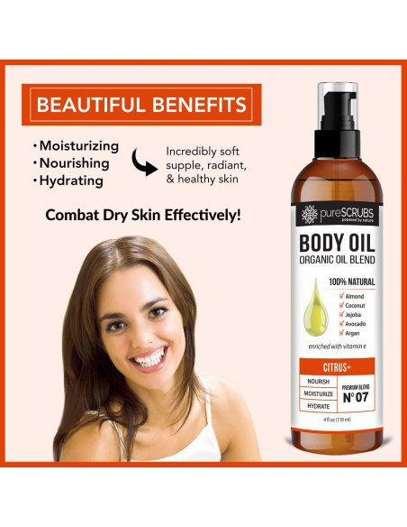 Aceite Corporal en Spray PureSCRUBS Cítricos 113.4 g Hidratante
