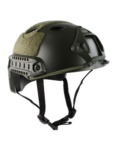 Casco Táctico Booiu Casco Airsoft Mediano Verde