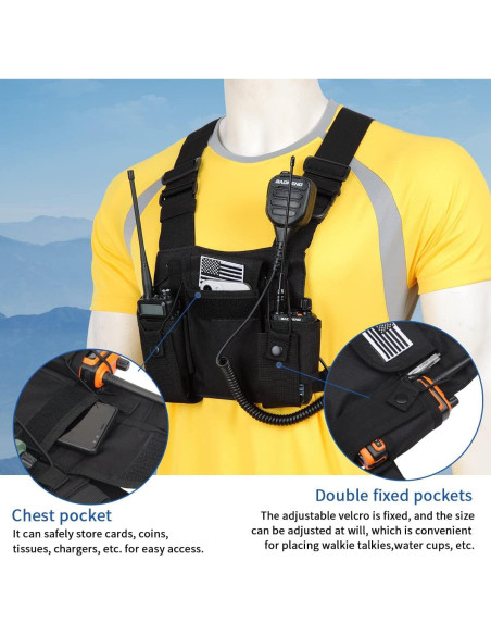 Arnés de Hombro MANGEMA PT-08 para Radio de Dos Vías