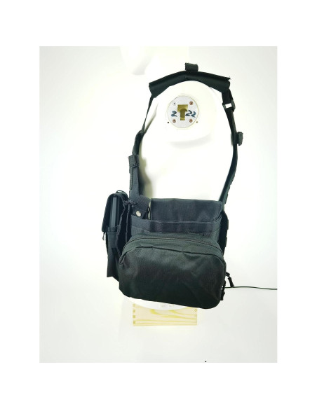 Chaleco Táctico Swat Airsoft Paintball Ajustable Negro