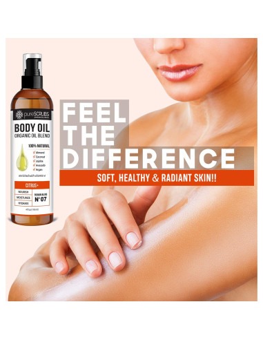 Aceite Corporal en Spray PureSCRUBS Cítricos 113.4 g Hidratante
