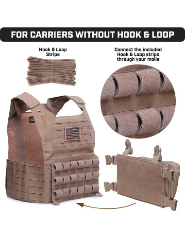 Chaleco Táctico Tacticon Chest Rig Elite Modular 1,09 kg