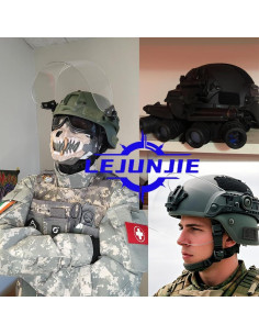 Casco Táctico LEJUNJIE MICH 2000 con Visera y Gafas 2