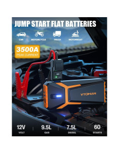 VTOMAN V10 3500A Arrancador de Coche Portátil 12V 2