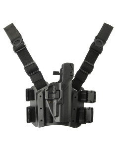 Funda Táctica Blackhawk Serpa Nivel 3 Negra Glock 17-32