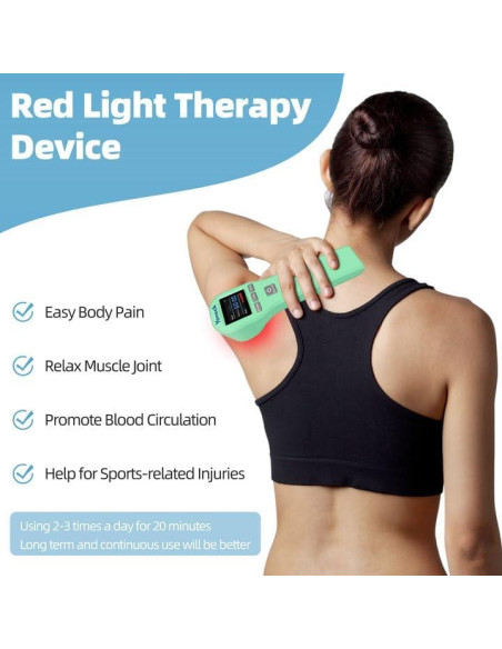 Dispositivo de Terapia de Luz Roja Yoveck 21.5x6cm Alivio Dolor