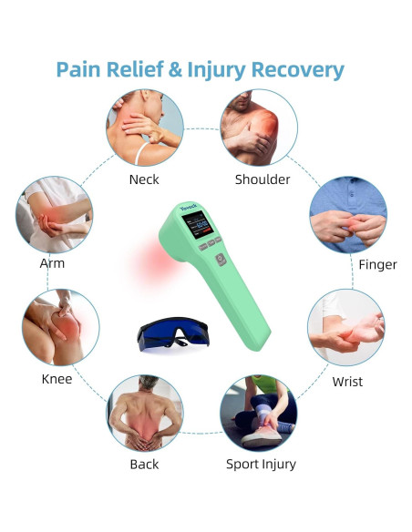 Dispositivo de Terapia de Luz Roja Yoveck 21.5x6cm Alivio Dolor