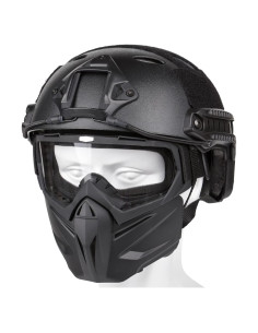 Casco y Máscara Airsoft VPZenar con Gafas Desmontables