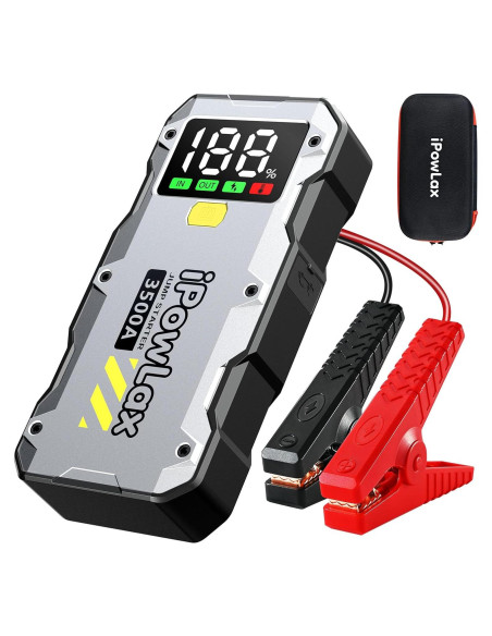 Arrancador de Coche iPowLax CJS3500 3500A 12800mAh LCD