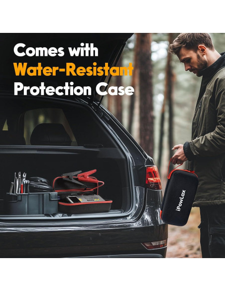 Arrancador de Coche iPowLax CJS3500 3500A 12800mAh LCD