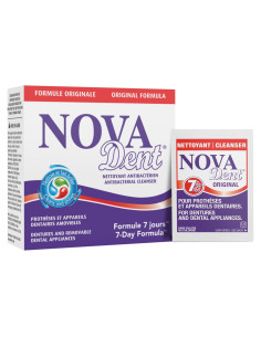 Limpiador de Dentaduras Novadent - 12 Sobres para Aparatos