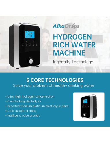 Ionizador de Agua Alcalina EHM 8000L PH 3-11 11 Placas