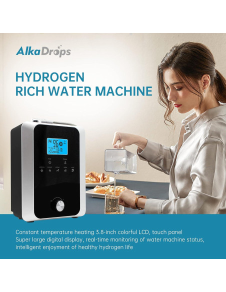 Ionizador de Agua Alcalina EHM 8000L PH 3-11 11 Placas