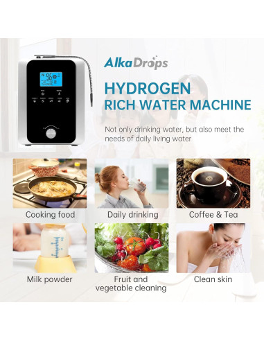 Ionizador de Agua Alcalina EHM 8000L PH 3-11 11 Placas