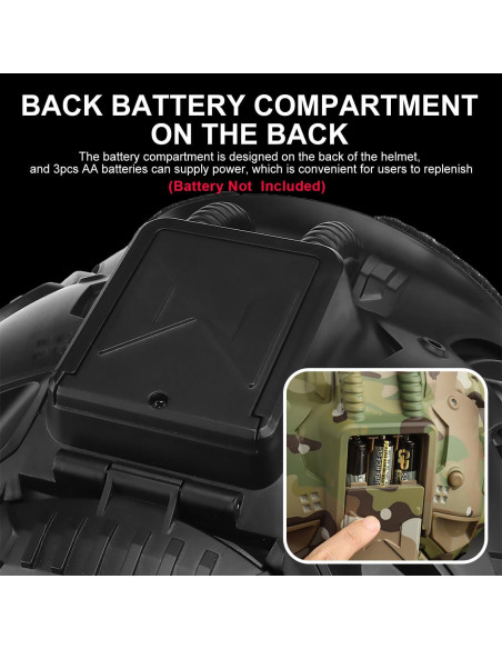 Casco Táctico Zhongren ZRS-HL-98 con Auriculares y Ventilador